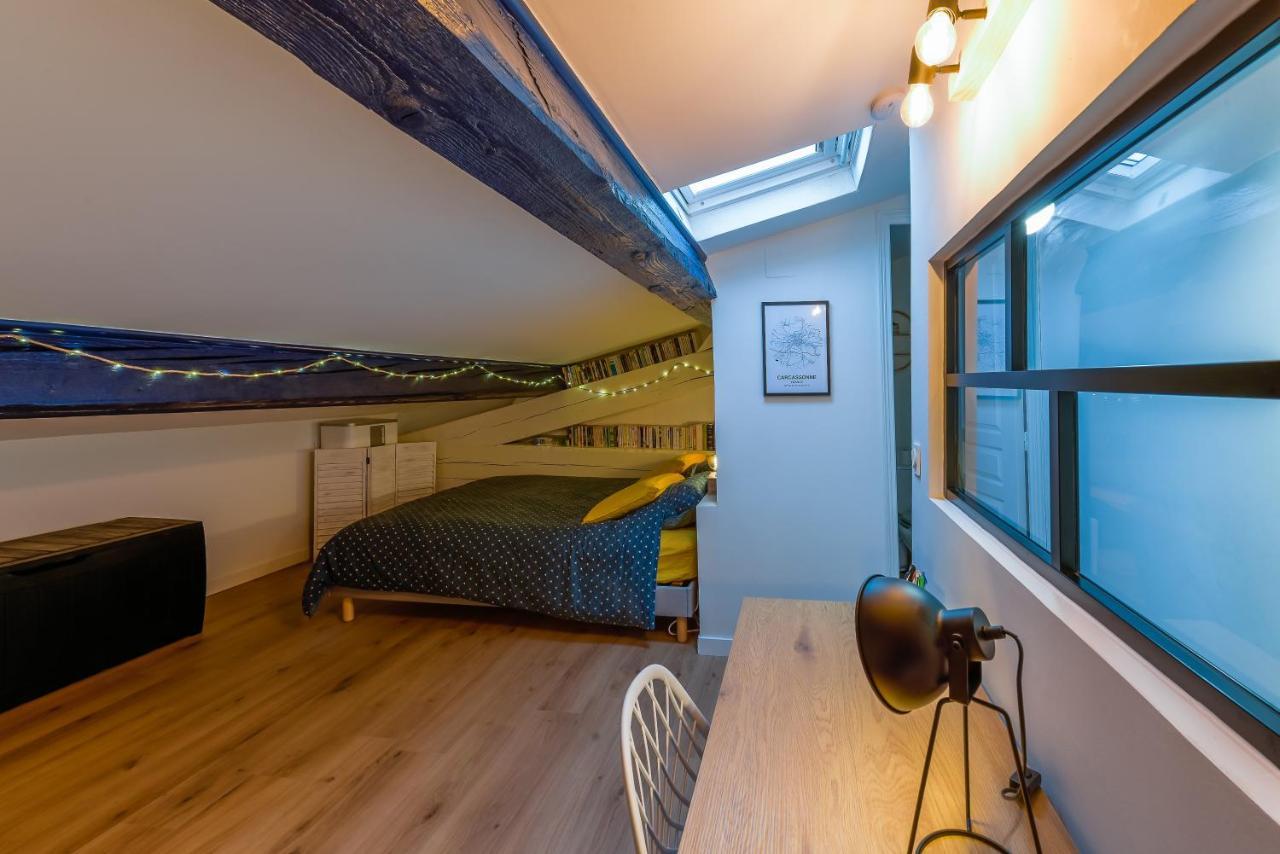 Romantique Duplex Au Pied De La Cite Каркасон Екстериор снимка